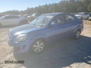 2009 Kia Rio LX with VIN KNADE223096531180, listed as a Copart auction lot 88986385 with 213,716 mi miles and Salvage Title. Bid and sale history available at carsss.com. Image 1.