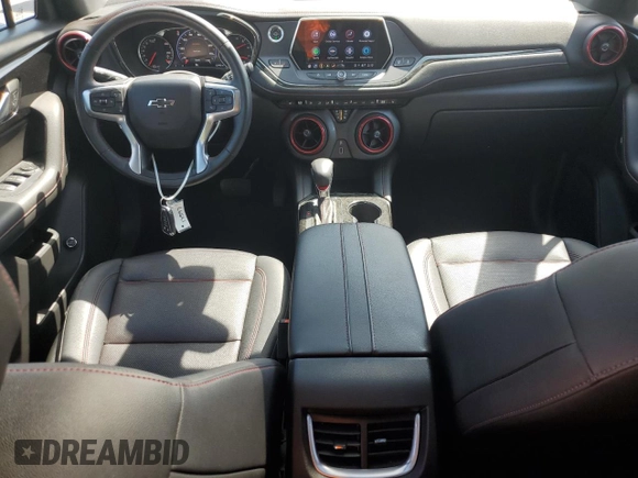 2022 Chevrolet Blazer RS с VIN 3GNKBERS8NS139112, выставлен на аукционе Copart как лот 54140915 с пробегом 12 995 миль миль и Списание • Salvage title. История ставок и продаж доступна на DreamBid. Изображение 8.