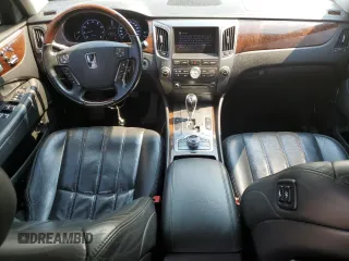 2012 Hyundai Equus Signature with VIN KMHGH4JHXCU051341, listed as a Copart auction lot 46582205 with 161,776 mi miles and Clean title. Bid and sale history available at DreamBid. Image 8.