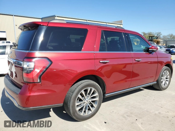 2018 Ford Expedition Limited z VIN 1FMJU1KT6JEA36748, wystawiony jako Copart lot #49514545 z przebiegiem 84 044 mil mil oraz Czysty tytuł • Clean title. Historia ofert i sprzedaży dostępna na DreamBid. Obrazek 3.