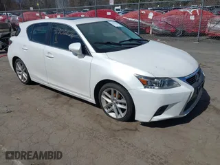 2015 Lexus CT 200h Hybrid with VIN JTHKD5BH2F2230423, listed as a IAAI auction lot 41906626 with 225,417 mi miles. Bid and sale history available at carsss.com. Image 1.