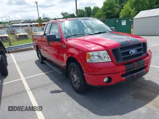 2008 Ford F-150 STX with VIN 1FTRX12W98FC24533, listed as a IAAI auction lot 42400189 with 75,416 mi miles and . Bid and sale history available at DreamBid. Image 1.