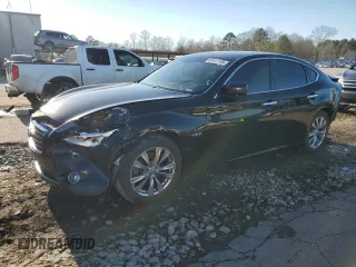 2012 Infiniti M Hybrid with VIN JN1EY1AP8CM910933, listed as a Copart auction lot 46451185 with 157,049 mi miles and Salvage title. Bid and sale history available at DreamBid. Image 1.