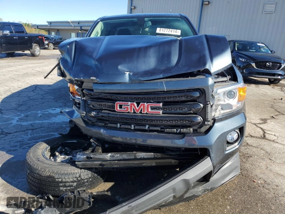 2020 GMC Canyon 2WD SLE with VIN 1GTG5CEN7L1172241, listed as a Copart auction lot 81272414 with 0 mi miles and Salvage Title. Bid and sale history available at carsss.com. Image 5.