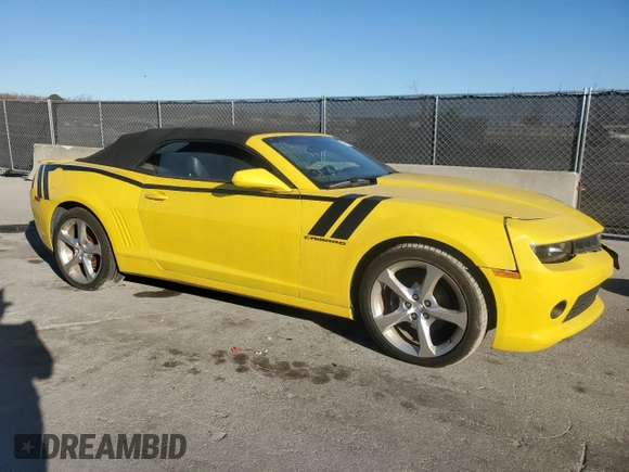 2015 Chevrolet Camaro LT with VIN 2G1FF3D35F9204105, listed as a Copart auction lot 45652085 with 140,247 mi miles and Clean Title. Bid and sale history available at carsss.com. Image 4.