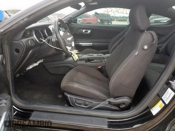 2021 Ford Mustang EcoBoost with VIN 1FA6P8TH7M5126618, listed as a Copart auction lot 58210555 with Not provided miles and Salvage title. Bid and sale history available at DreamBid. Image 7.