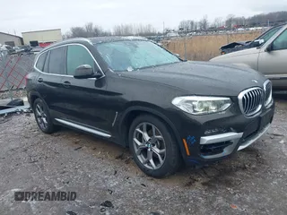 2020 BMW X3 xDrive30i with VIN 5UXTY5C09LLT34494, listed as a IAAI auction lot 41517237 with 60,052 mi miles and . Bid and sale history available at DreamBid. Image 1.