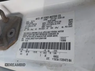 2017 Ford Transit Connect XL с VIN NM0LS6E7XH1299158, выставлен на аукционе IAAI как лот 42109901 с пробегом 107 492 миль миль и . История ставок и продаж доступна на DreamBid. Изображение 9.
