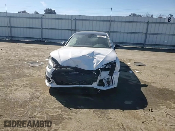 2023 Audi A5 Sportback S line Premium Plus with VIN WAUFACF59PA063160, listed as a Copart auction lot 50547735 with 12,831 mi miles and Salvage Title. Bid and sale history available at carsss.com. Image 10.