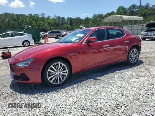 2014 Maserati Ghibli z VIN ZAM57XSA7E1126742, wystawiony jako Copart lot #57495135 z przebiegiem 50 077 mil mil oraz Szkoda całkowita • Salvage title. Historia ofert i sprzedaży dostępna na DreamBid. Obrazek 1.