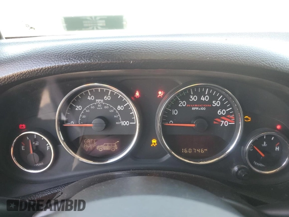 2014 Jeep Wrangler Unlimited Rubicon X with VIN 1C4BJWFG2EL308077, listed as a Copart auction lot 54439265 with 160,746 mi miles and Salvage title. Bid and sale history available at DreamBid. Image 9.