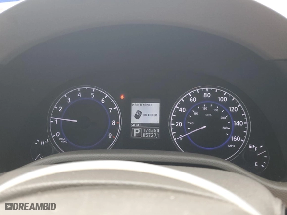 2011 Infiniti G25 Sedan x with VIN JN1DV6AR0BM653865, listed as a Copart auction lot 44927045 with 174,354 mi miles and Salvage Title. Bid and sale history available at carsss.com. Image 9.