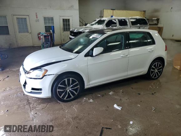 2016 Volkswagen Golf TSI S z VIN 3VW217AU9GM030165, wystawiony jako Copart lot #45112605 z przebiegiem 44 422 mil mil oraz Szkoda całkowita • Salvage title. Historia ofert i sprzedaży dostępna na DreamBid. Obrazek 1.