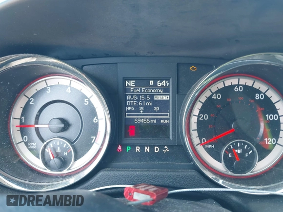2016 Dodge Grand Caravan SXT with VIN 2C4RDGCGXGR151926, listed as a IAAI auction lot 41899225 with 69,456 mi miles. Bid and sale history available at carsss.com. Image 7.