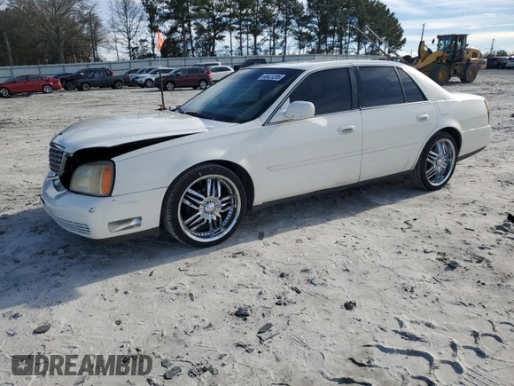 2001 Cadillac DeVille z VIN 1G6KD54Y61U227040, wystawiony jako Copart lot #46423295 z przebiegiem 180 289 mil mil oraz Szkoda całkowita • Salvage title. Historia ofert i sprzedaży dostępna na DreamBid. Obrazek 1.