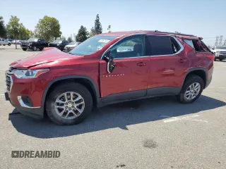 2019 Chevrolet Traverse LT z VIN 1GNERHKWXKJ177722, wystawiony jako Copart lot #57850195 z przebiegiem 68 895 mil mil oraz Szkoda całkowita • Salvage title. Historia ofert i sprzedaży dostępna na DreamBid. Obrazek 1.