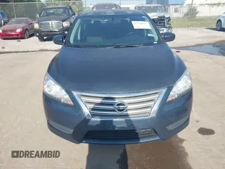 2015 Nissan Sentra S with VIN 3N1AB7AP9FY302732, listed as a IAAI auction lot 42130515 with 147,684 mi miles. Bid and sale history available at carsss.com. Image 6.