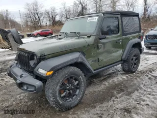 2020 Jeep Wrangler Sport S with VIN 1C4GJXAG8LW285550, listed as a Copart auction lot 46400075 with 24,388 mi miles and Salvage Title. Bid and sale history available at carsss.com. Image 1.