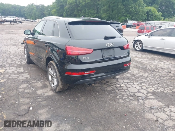2017 Audi Q3 Premium Plus with VIN WA1JCCFS9HR010792, listed as a IAAI auction lot 42370894 with 99,034 mi miles and . Bid and sale history available at DreamBid. Image 3.