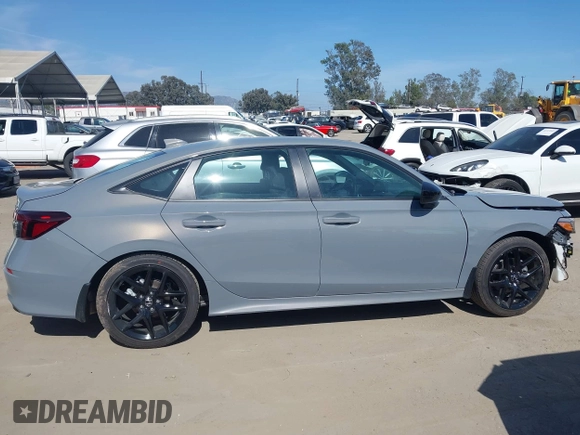 2025 Honda Civic Sport with VIN 2HGFE2F51SH557221, listed as a IAAI auction lot 42344477 with 313 mi miles and . Bid and sale history available at DreamBid. Image 13.