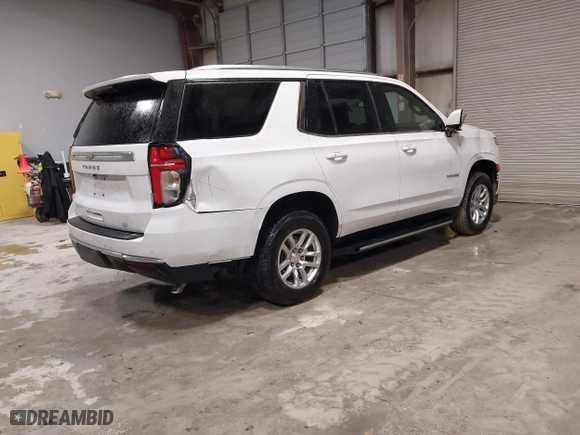 2024 Chevrolet Tahoe LT with VIN 1GNSKNKD4RR208138, listed as a IAAI auction lot 41482539 with 15,156 mi miles. Bid and sale history available at carsss.com. Image 4.