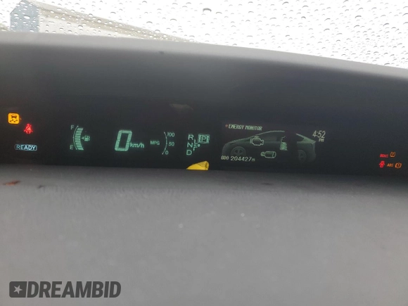 2014 Toyota Prius Four with VIN JTDKN3DU6E1821033, listed as a Copart auction lot 52706165 with 204,427 mi miles and Salvage Title. Bid and sale history available at carsss.com. Image 9.