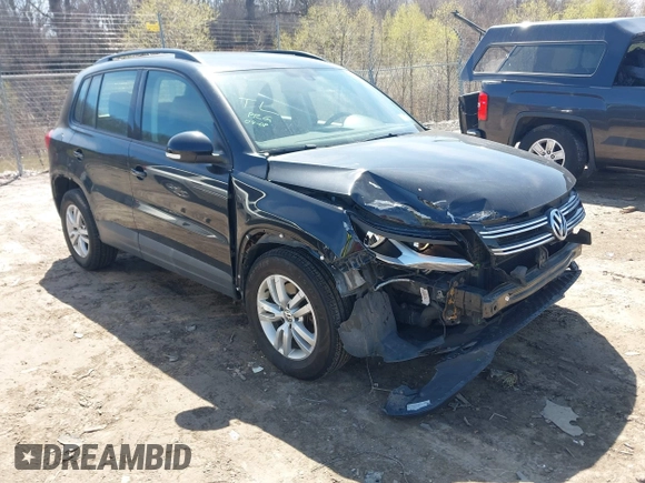 2017 Volkswagen Tiguan S with VIN WVGBV7AX9HK039244, listed as a IAAI auction lot 42050325 with 70,828 mi miles and . Bid and sale history available at DreamBid. Image 1.
