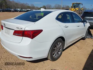2018 Acura TLX with VIN 19UUB1F32JA000355, listed as a IAAI auction lot 41785280 with 120,023 mi miles. Bid and sale history available at carsss.com. Image 4.