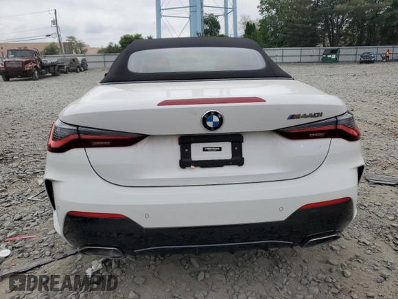 2022 BMW 4 Series M440i with VIN WBA53AT06NCK03623, listed as a Copart auction lot 62363465 with Not provided miles and Salvage title. Bid and sale history available at DreamBid. Image 6.