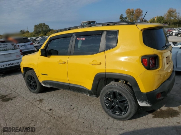 2017 Jeep Renegade Altitude with VIN ZACCJABH9HPF11117, listed as a Copart auction lot 77579434 with 108,347 mi miles and Salvage Title. Bid and sale history available at carsss.com. Image 2.