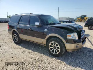 2014 Ford Expedition King Ranch z VIN 1FMJU1J50EEF14834, wystawiony jako Copart lot #56330715 z przebiegiem 159 420 mil mil oraz Szkoda całkowita • Salvage title. Historia ofert i sprzedaży dostępna na DreamBid. Obrazek 4.