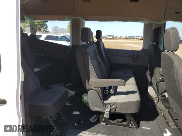2024 Ford Transit Passenger XL with VIN 1FBAX2C89RKA77582, listed as a Copart auction lot 46699245 with Not provided miles and Salvage title. Bid and sale history available at DreamBid. Image 11.