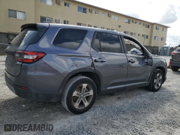 2024 Honda Pilot EX-L 7 Passenger with VIN 5FNYG1H55RB014916, listed as a Copart auction lot 74035144 with 0 mi miles and Salvage Title. Bid and sale history available at carsss.com. Image 3.