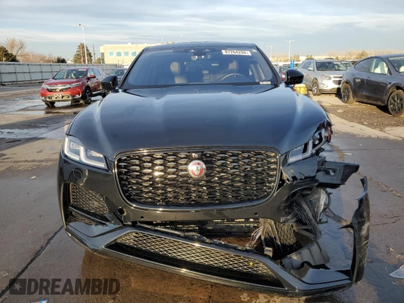 2021 Jaguar F-Pace S with VIN SADCJ2EU7MA684261, listed as a Copart auction lot 87264294 with 24,188 mi miles and Salvage title. Bid and sale history available at DreamBid. Image 5.