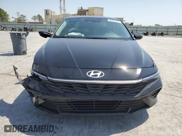 2024 Hyundai Elantra SEL with VIN KMHLM4DG3RU813060, listed as a Copart auction lot 53452295 with 5,625 mi miles and Salvage title. Bid and sale history available at DreamBid. Image 5.