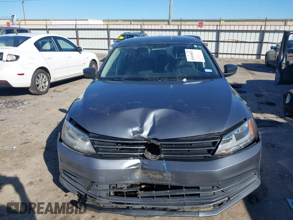 2015 Volkswagen Jetta S with VIN 3VW1K7AJ3FM230617, listed as a IAAI auction lot 41414621 with 91,888 mi miles and . Bid and sale history available at DreamBid. Image 12.
