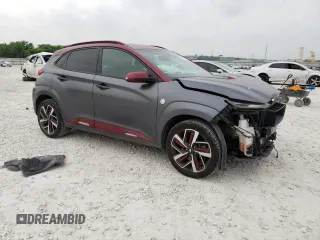 2019 Hyundai Kona Ultimate with VIN KM8K53A50KU311778, listed as a Copart auction lot 47336503 with 47,100 mi miles. Bid and sale history available at carsss.com. Image 4.