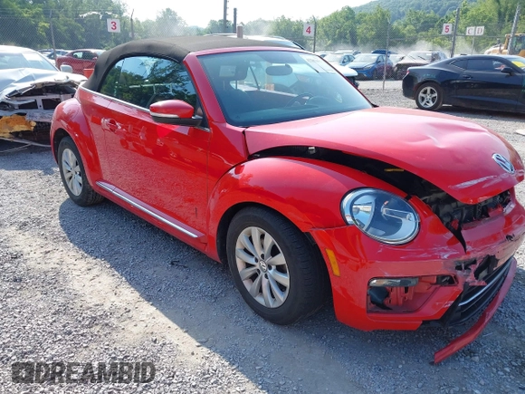 2019 Volkswagen Beetle S with VIN 3VW5DAAT7KM510898, listed as a IAAI auction lot 42567677 with Not provided miles and . Bid and sale history available at DreamBid. Image 1.