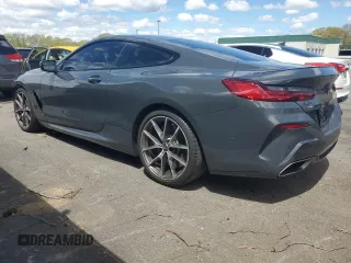 2019 BMW 8 Series M850i xDrive with VIN WBABC4C58KBU96829, listed as a Copart auction lot 54229794 with 20,285 mi miles and Salvage Title. Bid and sale history available at carsss.com. Image 2.
