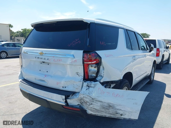 2023 Chevrolet Tahoe LT with VIN 1GNSCNKD2PR295967, listed as a IAAI auction lot 41859502 with 47,476 mi miles. Bid and sale history available at carsss.com. Image 6.