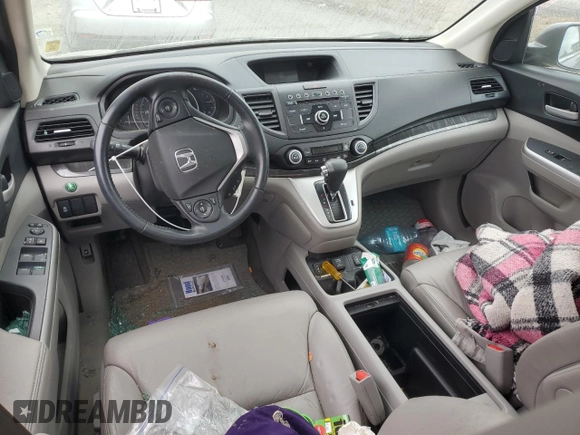 2013 Honda CR-V EX-L with VIN 2HKRM4H77DH655799, listed as a Copart auction lot 48250205 with Not Provided miles and Salvage Title. Bid and sale history available at carsss.com. Image 8.