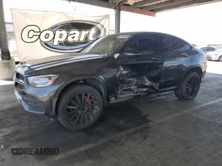 2021 Mercedes-Benz GLC 300 with VIN W1N0J8EB7MF975127, listed as a Copart auction lot 64793695 with 93,896 mi miles and Clean title. Bid and sale history available at DreamBid. Image 1.