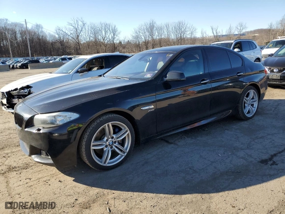 2012 BMW 5 Series 535i xDrive with VIN WBAFU7C54CDU60139, listed as a Copart auction lot 48261805 with 121,802 mi miles and Clean Title. Bid and sale history available at carsss.com. Image 1.