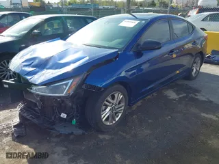 2019 Hyundai Elantra SEL with VIN 5NPD84LF3KH419838, listed as a IAAI auction lot 41915836 with 81,883 mi miles. Bid and sale history available at carsss.com. Image 18.