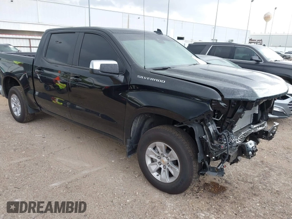 2025 Chevrolet Silverado 1500 LT with VIN 1GCPACED8SZ128090, listed as a IAAI auction lot 42158661 with 5,869 mi miles and . Bid and sale history available at DreamBid. Image 1.