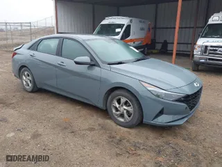 2022 Hyundai Elantra SE with VIN KMHLL4AG3NU351004, listed as a IAAI auction lot 41480234 with 48,485 mi miles. Bid and sale history available at carsss.com. Image 1.