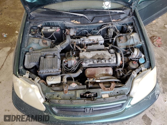 1999 Honda Civic EX z VIN 1HGEJ8240XL025671, wystawiony jako Copart lot #42625445 z przebiegiem 217 131 mil mil oraz Szkoda całkowita • Salvage title. Historia ofert i sprzedaży dostępna na DreamBid. Obrazek 11.