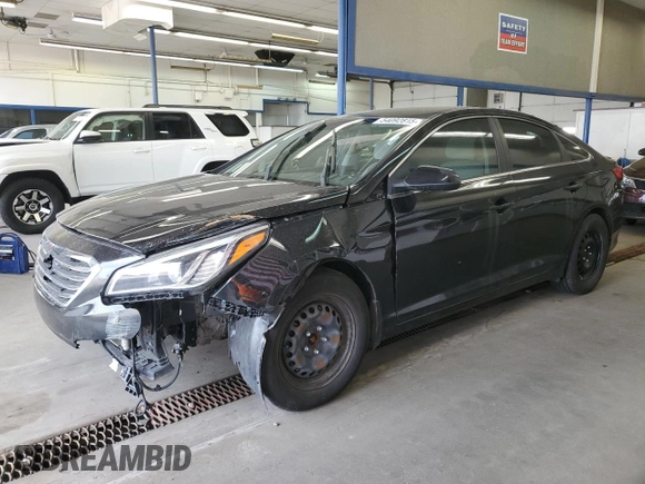 2016 Hyundai Sonata SE with VIN 5NPE24AFXGH351859, listed as a Copart auction lot 54092815 with 98,947 mi miles and Clean Title. Bid and sale history available at carsss.com. Image 1.