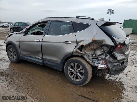 2013 Hyundai Santa Fe Sport with VIN 5XYZU3LB5DG045624, listed as a Copart auction lot 46711235 with 126,384 mi miles and Salvage Title. Bid and sale history available at carsss.com. Image 2.
