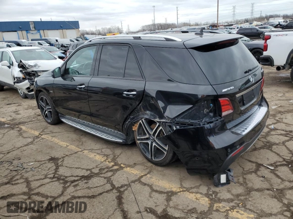 2018 Mercedes-Benz GLE 43 AMG with VIN 4JGDA6EB8JB004763, listed as a Copart auction lot 43706995 with 98,423 mi miles and Clean Title. Bid and sale history available at DreamBid. Image 2.
